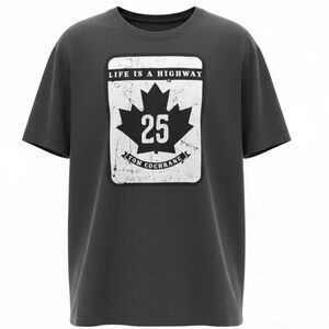 👛 (ANY 2/$25)Vintage Short Sleeve T Shirt Life Is A Highway - Tom Cochrane